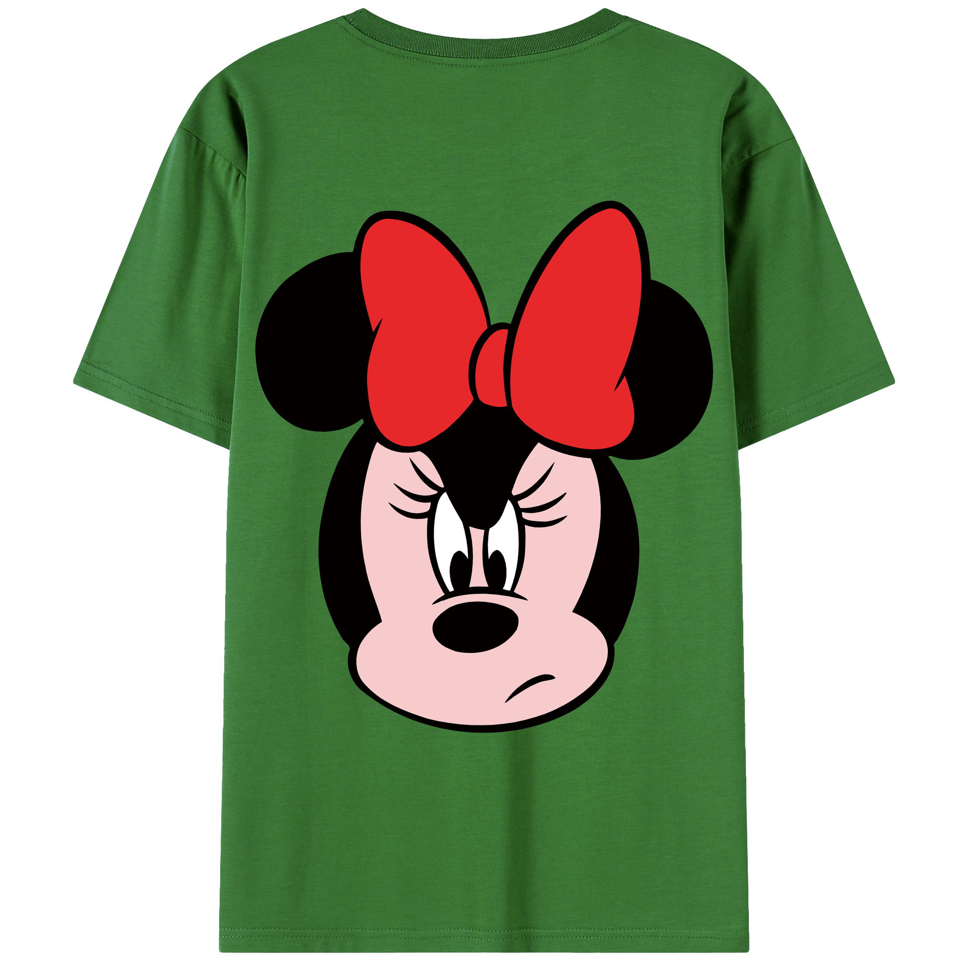 （画像用） ミッキーマウス Mickey Mouse レディース半袖Tシャツ(バックプリント)